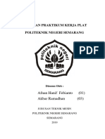 Laporan Kerja Plat 0103