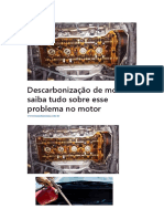 Descarbonização de Motor