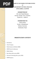 Internship Report On GSM Mobile Networki