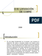 Lixiviacion de Cu