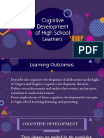 Cognitive Development Adolescence DEMO