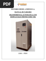 Motores Diesel Andinos S.A. Manual de Tablero Transferencia Automatica Con Modulo Electronico Dse 7320.