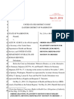 Order Granting Motion For Summary Judgment