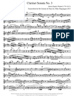 Sonata Vanhal (Clarinete) PDF