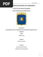 Procedimiento para La Herborización de Muestras Dendrológicas y Herbario