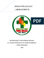 Pedoman Pelayanan Laboratorium