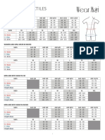 Wear Moi Dance Size Chart