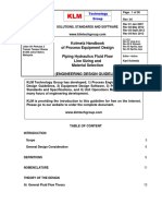 KLM Piping Sizing