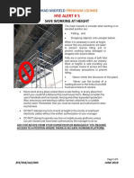 HSE ALERT NO. 5-Safe Working at Height