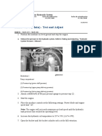 Excavadora Hidraulica 345b (Relief Valve Pruebas - y - Ajustes)