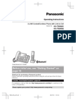 Panasonic KX-TG9581 - TG9582 2line