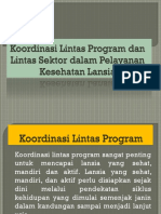 Koordinasi Lintas Program Dan Lintas Sektor Dalam Pelayanan