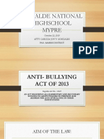 ANTI - BULLYING ACT (ELIZALDE NHS) (Autosaved)