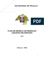 Plan de Manejo de Residuos Liquidos Peligrosos