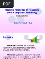 Statistics in Research