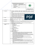 8.1.2.1 Sop Permintaan Pemeriksaan, Penerimaan Spesimen, Pengambilan Dan Penyimpanan Spesimen