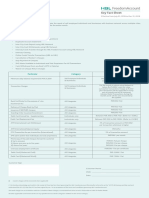 Key Fact Sheet (HBL FreedomAccount) - July To December