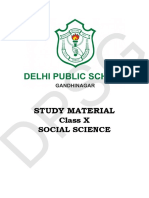 Social Science - Study Material-X - (2018-19) PDF