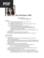 Alia Merchant CV