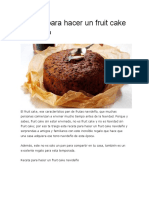 4 Recetas de Fruit Cake