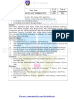 CS402 Data Mining and Warehousing PDF