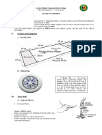 Ultimate Frisbee Handouts