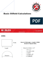 Basic Oilfield Calculations