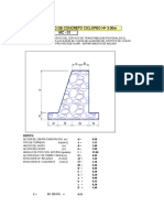 DISEÑO MURO DE CONTENCION H 3m