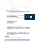 Usos y Aplicaciones de Capacitores