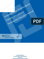 Lineamientos Curriculares Formacion Docente PDF