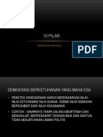 10 Pilar Demokrasi Pancasila