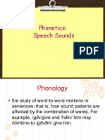 Phonetics and Phonology