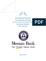 (Umar Iqbal PBO Intern) Internship Report Meezan Islamic Bank 2019 New