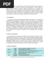 Evaluacion en Educacion Fisica