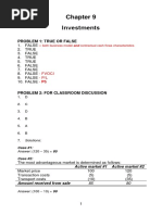 Chapter 9 Investments Ia Part 1a