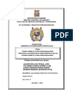 Teoria Sobre El Clima Organizacional