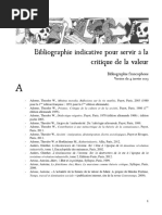 Bibliographie Francophone Pour Servir A La Critique de La Valeur 4 Janvier 2013 PDF