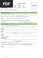 Zedvance Finance Loan Application Form