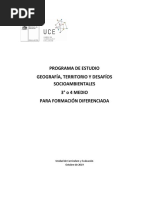 Programa Geografía PDF