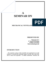 Mechanical Ventilation