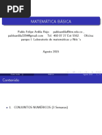 Primera Clase de BASICAS 2015-2 Ofi