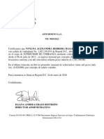 Certificacion Credivalores