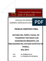 Estudio Del Perfil Facial en Pacientes Tratados Con Exodoncias