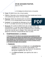 1 Timoteo 5.17-18. El Doble Honor de Un Buen Pastor.