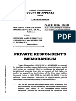 Memorandum Ca