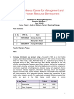 Study of Mahindra Tractors in India