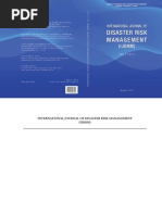 03.12.2019. International Journal of Disaster Risk Management