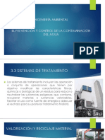 III. Prevención y Control de La Contaminación Del Agua