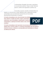 A Importância Dos Laudos Antropológicos Nos Processos Judiciais