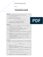 Epst 1an Exam1 Algebre1 PDF